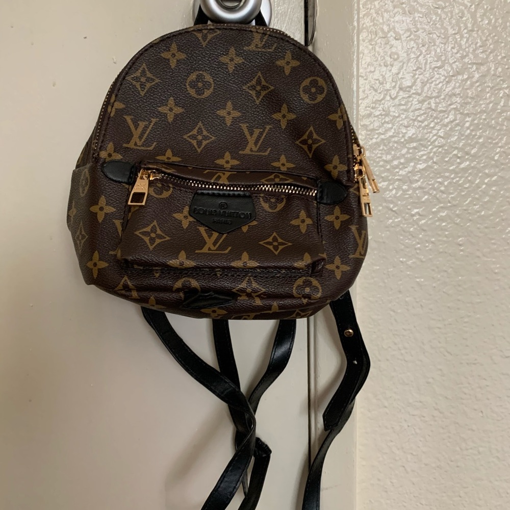 Brown backpack
